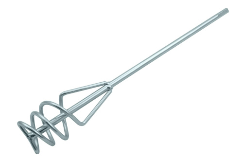 Миксер для песчано-гравийных смесей, 60 х 400 мм, оцинкованный, хвостовик SDS Plus Denzel по ценам производителя в Екатеринбурге с доставкой по всей России