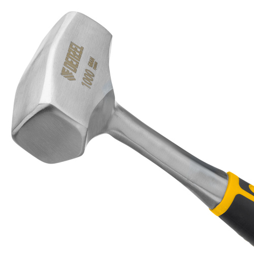 Кувалда 1 кг, цельнометаллическая, двухкомпонентная рукоятка Denzel по ценам производителя в Екатеринбурге с доставкой по всей России