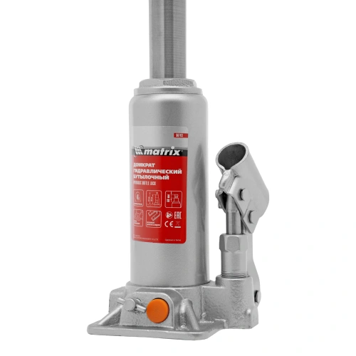 Домкрат гидравлический бутылочный, 4 т, h подъема 194-372 мм Matrix по ценам производителя в Екатеринбурге с доставкой по всей России