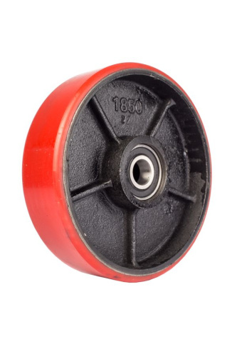 Колесо полиуретан 180х50 мм с подшипником для тележек гидравлических для BF/DF-III/RHP/AC/DF/CW2 по ценам производителя в Екатеринбурге с доставкой по всей России
