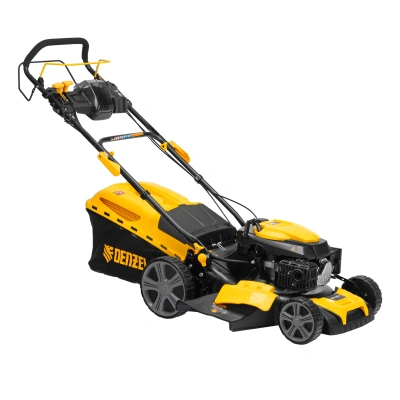 Газонокосилка бензиновая GLD-460SP-VE, 146 см3, шир. 46см, привод, вариатор, эл.старт, 60 л Denzel купить в Москве с доставкой по всей России | ProtosMarket.ru