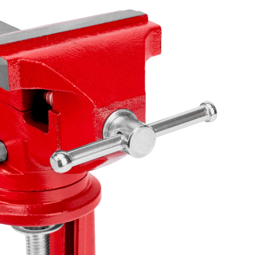 Тиски слесарные, 80 мм, настольные, поворотные, c наковальней MTX по ценам производителя в Екатеринбурге с доставкой по всей России