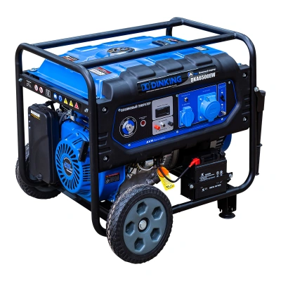 Генератор бензиновый Dinking DKA6500EW (6,5кВт, электростартер, 15лс, колёса) по ценам производителя в Екатеринбурге с доставкой по всей России