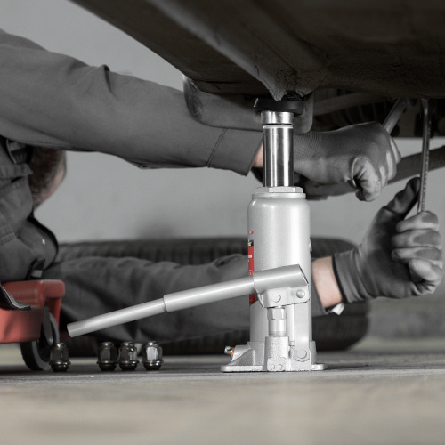 Домкрат гидравлический бутылочный, 6 т, h подъема 216-413 мм, в пластиковом кейсе Matrix по ценам производителя в Екатеринбурге с доставкой по всей России