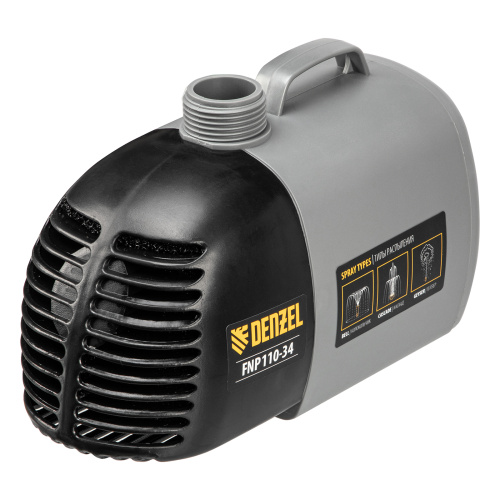 Насос фонтанный FNP110-34, 112 Вт, подъем 3,4 м, 3400 л/ч, колокольчик/каскад/гейзер Denzel по ценам производителя в Екатеринбурге с доставкой по всей России