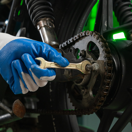 Набор ключей рожковых 6-17 мм, 6 шт, желтый цинк Сибртех по ценам производителя в Екатеринбурге с доставкой по всей России