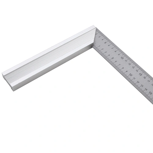 Угольник стальной 400 мм, нержавеющая сталь, градуировка, алюминиевое основание Denzel по ценам производителя в Екатеринбурге с доставкой по всей России