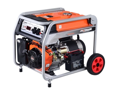 Генератор бензиновый 6,0 кВт 220В 27 л с электростартером и колесами TOR KM8000H по ценам производителя в Екатеринбурге с доставкой по всей России