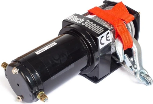 Лебедка автомобильная электрическая 1361кг  13,5м 12В TOR P3000-1A по ценам производителя в Екатеринбурге с доставкой по всей России