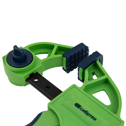 Струбцина F-образная, быстрозажимная, 600 х 70 х 820 мм, пластиковый корпус, фиксатор, двухкомпонентная рукоятка Сибртех по ценам производителя в Екатеринбурге с доставкой по всей России