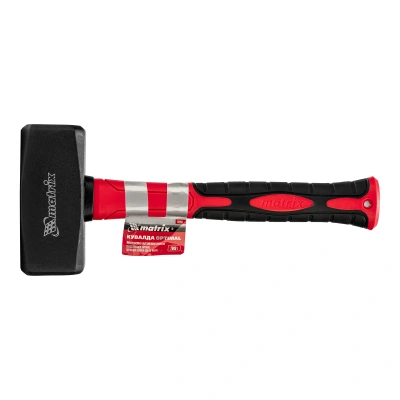 Кувалда optimal, 2000 г, фибергласовая обрезиненная рукоятка Matrix по ценам производителя в Екатеринбурге с доставкой по всей России