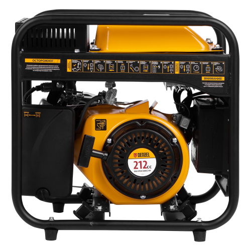 Генератор инверторный GT-3500iF, 3.5 кВт, 230 В, бак 5 л, открытый корпус, ручной старт Denzel по ценам производителя в Екатеринбурге с доставкой по всей России