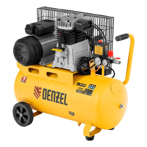 Компрессор воздушный BCI2300/50, ременный привод, 2.3 кВт, 50 литров, 400 л/мин Denzel по ценам производителя в Екатеринбурге с доставкой по всей России