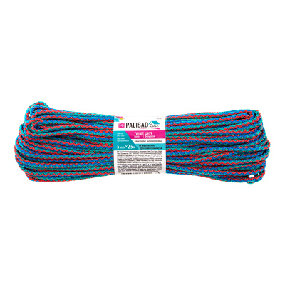 Шнур бельевой полипропиленовый с сердечником, 5 мм L 25 м, цветной, Home Palisad по ценам производителя в Екатеринбурге с доставкой по всей России
