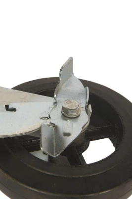 Колесо большегрузное поворотное SCdb 80 200 мм обрезиненное с тормозом (N) по ценам производителя в Екатеринбурге с доставкой по всей России