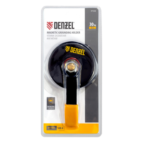Клемма заземления магнитная для сварочных работ 65 LB Denzel по ценам производителя в Екатеринбурге с доставкой по всей России