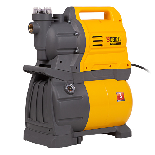 Насосная станция PSХ1300, Х-Pro, 1300 Вт, 4500 л/ч, ресивер 24 л, подъем 48 м Denzel по ценам производителя в Екатеринбурге с доставкой по всей России
