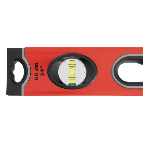 Уровень алюминиевый, 600 мм, 3 глазка, ударопрочные заглушки, двухкомпонентные ручки Matrix ProFI по ценам производителя в Екатеринбурге с доставкой по всей России