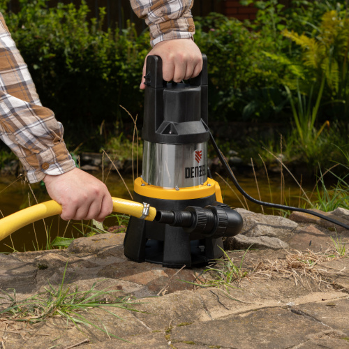Дренажный насос DP1400X, 1400 Вт, подъем 11 м, 25000 л/ч Denzel по ценам производителя в Екатеринбурге с доставкой по всей России