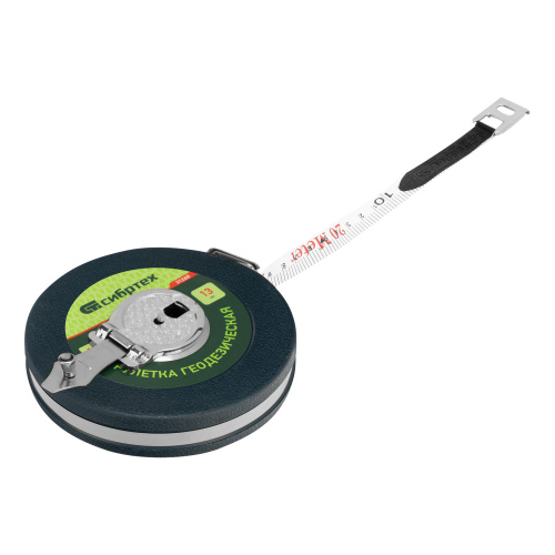 Рулетка геодезическая 20 м х 13 мм, закрытый корпус, фибергласовая лента Сибртех по ценам производителя в Екатеринбурге с доставкой по всей России