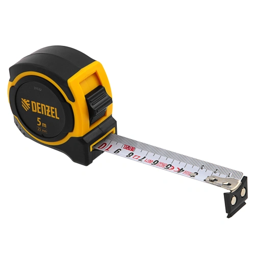 Рулетка 5м х 25мм, двухкомп. корпус, магнитный обрезиненный зацеп Denzel по ценам производителя в Екатеринбурге с доставкой по всей России