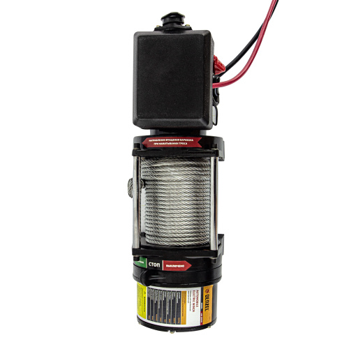 Лебедка автомобильная электрическая LB-2000, 2.2 т, 3.2 кВт, 12 В Denzel по ценам производителя в Екатеринбурге с доставкой по всей России