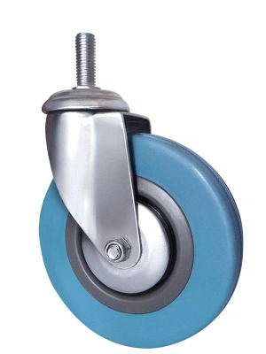 Колесо аппаратное поворотное SCtg 55 125 мм с болтом (зеленое) (F) по ценам производителя в Екатеринбурге с доставкой по всей России