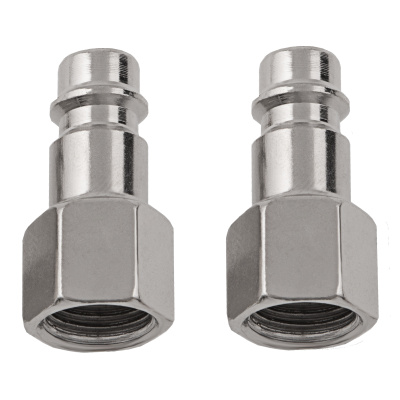 Ниппель универсальный быстросъемный ("папа") 1/4, внутренняя резьба, 2 шт, Stels купить в Москве с доставкой по всей России | ProtosMarket.ru