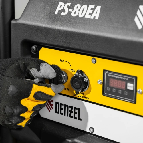 Генератор бензиновый PS 80 EA, 8.0 кВт, 230 В, 25 л, коннектор автоматики, электростартер Denzel по ценам производителя в Екатеринбурге с доставкой по всей России