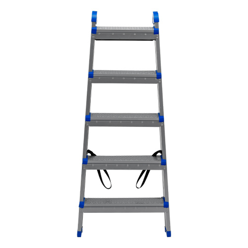 Стремянка двухсторонняя 5 ступеней, сталь профиль, стальные ступени, Сибртех по ценам производителя в Екатеринбурге с доставкой по всей России