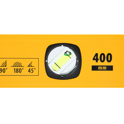 Уровень алюминиевый, магнит., фрезерованный, 3 глазка (1 зеркал.) 0,5 мм/м, 400 мм Denzel по ценам производителя в Екатеринбурге с доставкой по всей России