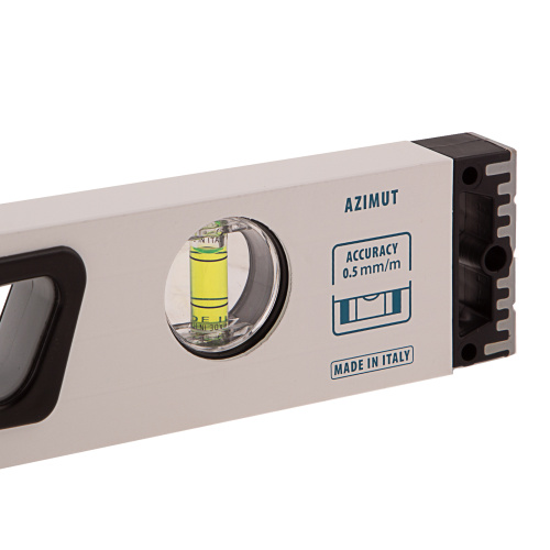 Уровень алюминиевый, 600 мм, усиленный, рукоятки, фрезерованный, 3 глазка, магнитный Gross по ценам производителя в Екатеринбурге с доставкой по всей России