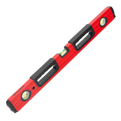 Уровень алюминиевый, 600 мм, фрезерованный, 3 глазка, две эргономичные ручки Matrix по ценам производителя в Екатеринбурге с доставкой по всей России