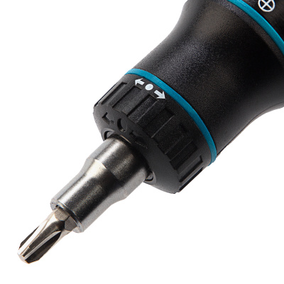 Отвертка реверсивная с револьверным механизмом, 11 шт, сталь S2 Gross по ценам производителя в Екатеринбурге с доставкой по всей России