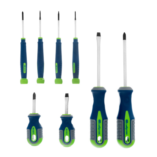 Набор отверток универсальный, CrV, трехкомпонентные рукоятки, 8 предметов Сибртех по ценам производителя в Екатеринбурге с доставкой по всей России