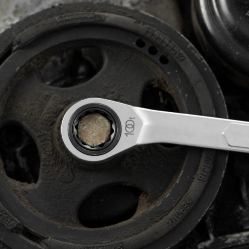 Ключ комбинированный трещоточный, 18 мм, количество зубьев 100 Gross по ценам производителя в Екатеринбурге с доставкой по всей России