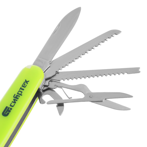 Нож многофункциональный, компактный размер, 15 функций, 90 мм Сибртех по ценам производителя в Екатеринбурге с доставкой по всей России