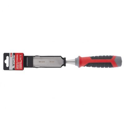 Долото-стамеска, 28 мм, 60 CrV, трехкомпонентная обрезиненная рукоятка Matrix по ценам производителя в Екатеринбурге с доставкой по всей России