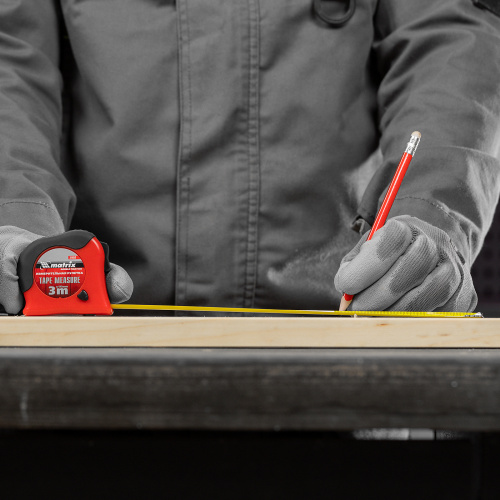 Рулетка Double fixation,3 м х 16 мм,обрезиненный корпус,двойная плавная фиксация Matrix по ценам производителя в Екатеринбурге с доставкой по всей России