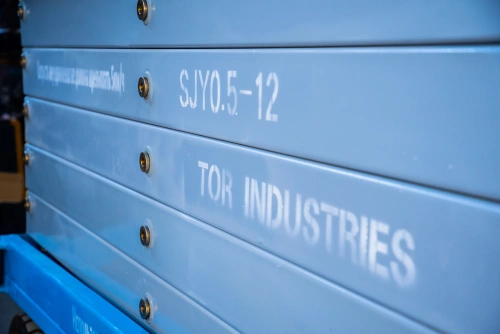 Подъемник ножничный передвижной аккумуляторный 500 кг, 12/14 м, 24/85 В/Ач TOR SJY-0,5-12 DC по ценам производителя в Екатеринбурге с доставкой по всей России