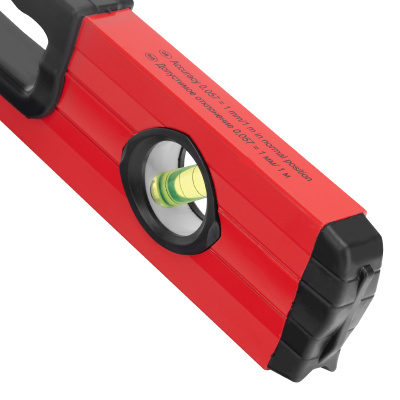 Уровень алюминиевый, 600 мм, фрезерованный, 3 глазка, две эргономичные ручки Matrix по ценам производителя в Екатеринбурге с доставкой по всей России