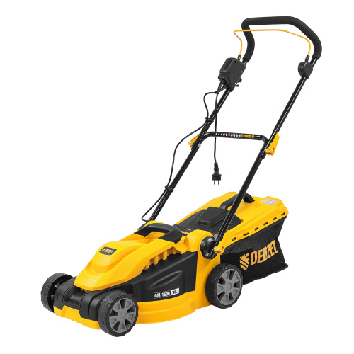 Газонокосилка электрическая GM-1600, 1600 Вт, ширина 36 см, 3 уровя, травосборник 35 л. Denzel по ценам производителя в Екатеринбурге с доставкой по всей России
