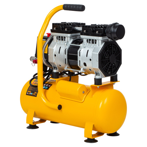 Компрессор DLS650/10 безмаслянный малошумный 650 Вт, 120 л/мин, ресивер 10 л Denzel по ценам производителя в Екатеринбурге с доставкой по всей России