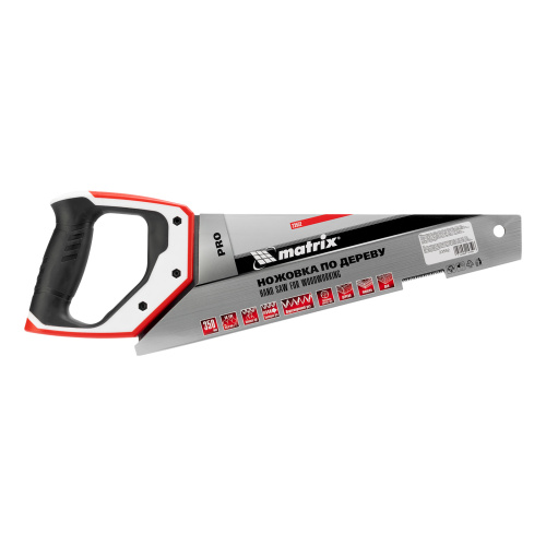 Ножовка по дереву для точных пильных работ, 350 мм, каленый зуб 3D, 14 TPI, трехкомпонентная рукоятка, Pro Matrix по ценам производителя в Екатеринбурге с доставкой по всей России