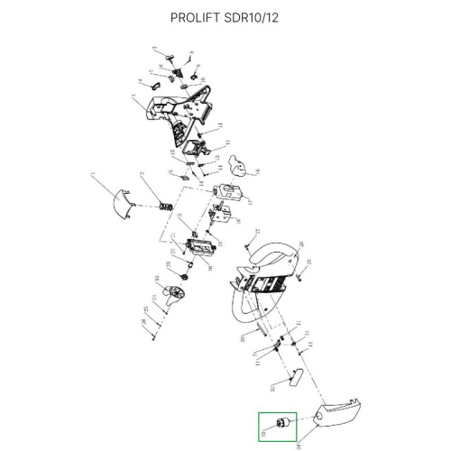 Замок включения питания для штабелеров SDR1030/1235, SDR1545S, для тележек SD15 по ценам производителя в Екатеринбурге с доставкой по всей России