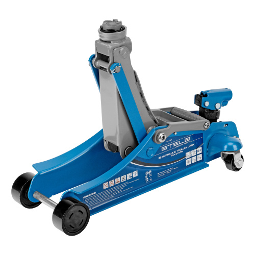 Домкрат гидравлический подкатной, поворотная рукоятка, 2 т, Low Profile, 100-350 мм Stels по ценам производителя в Екатеринбурге с доставкой по всей России