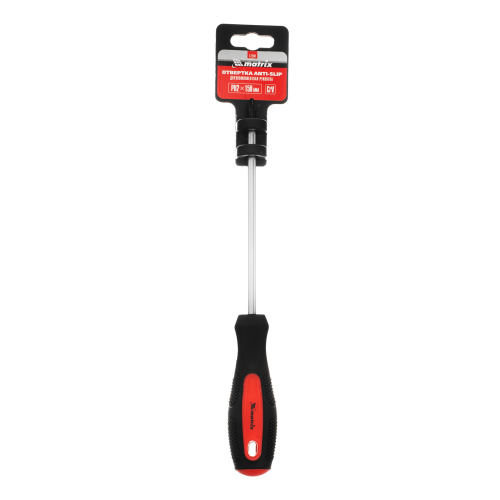 Отвертка Anti-Slip, PH2 х 150 мм, CrV, двухкомпонентная рукоятка Matrix по ценам производителя в Екатеринбурге с доставкой по всей России