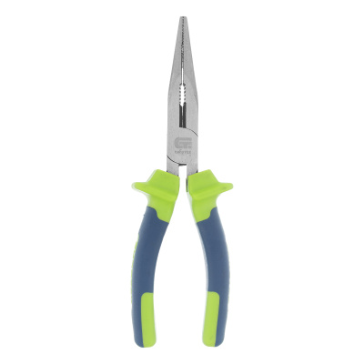 Длинногубцы прямые, 180 мм, двухкомпонентные рукоятки Сибртех по ценам производителя в Екатеринбурге с доставкой по всей России