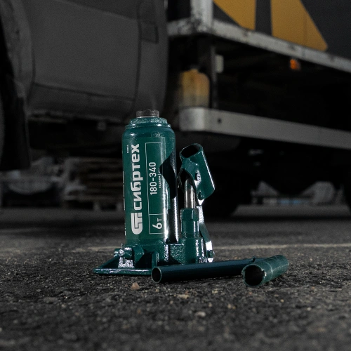 Домкрат гидравлический бутылочный, 6 т, 180-340 мм Сибртех по ценам производителя в Екатеринбурге с доставкой по всей России