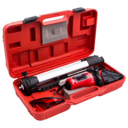 Лазерный уровень самовыравнивающийся, 150 мм, штатив 1150 мм, набор в пластиковом кейсе Matrix по ценам производителя в Екатеринбурге с доставкой по всей России